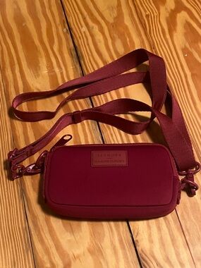 NWOT: Sephora Dagne Dover Deep Maroon Crossbody Bag